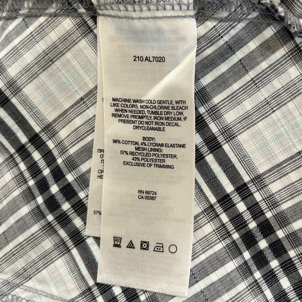 Columbia Plaid Roll Tab Button Down Shirt Size L - Picture 7 of 9